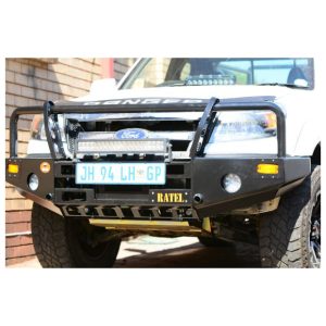Ford Ranger T5 2009-2012 Ratel Bosbumer Front Replacement Bumper Skid Plate Included