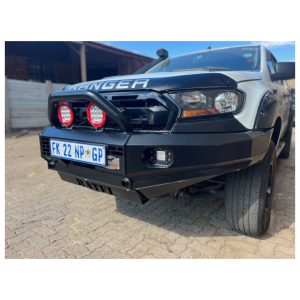 Ford Ranger T7 Facelift Ratel Bosbumer Front Replacement Bumper Skid Plate Included