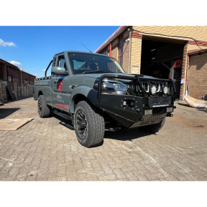 Mahindra S 4/6 and S 10 Ratel Bosbumer Front Replacement Bumper for New 2024, Black Powder Coated