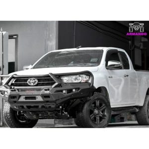 Toyota Hilux 2021+ Spartan Armando Front steel bumper with hoop.