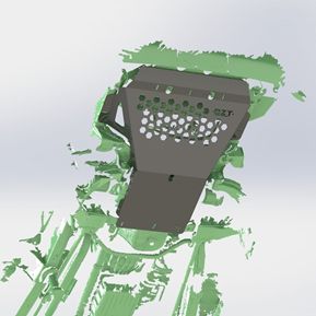 Toyota Land Cruiser 100VX Bash Plate Half (Single Piece)